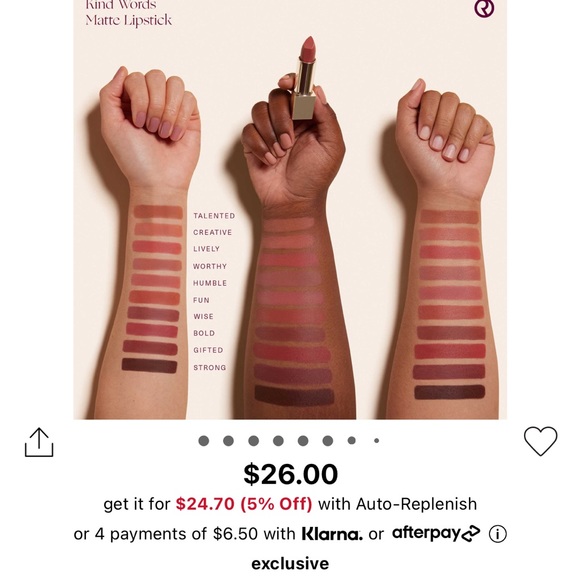 Rare Beauty Kind Words Matte Lipstick in Humble (used once, full size) - Picture 6 of 7